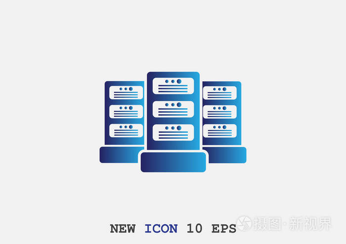 数据服务器 web 图标