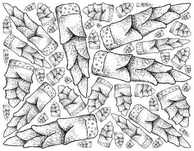 干竹笋图片-干竹笋素材-干竹笋插画-摄图新视界
