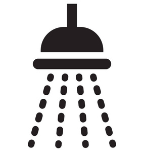 淋浴喷头图标图片