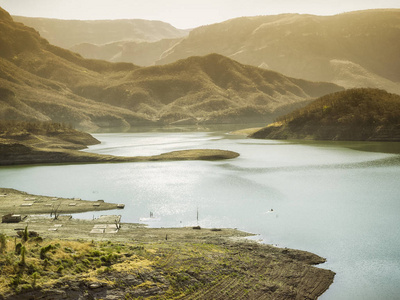 奇瓦瓦州,墨西哥铜峡谷的山地景观照片