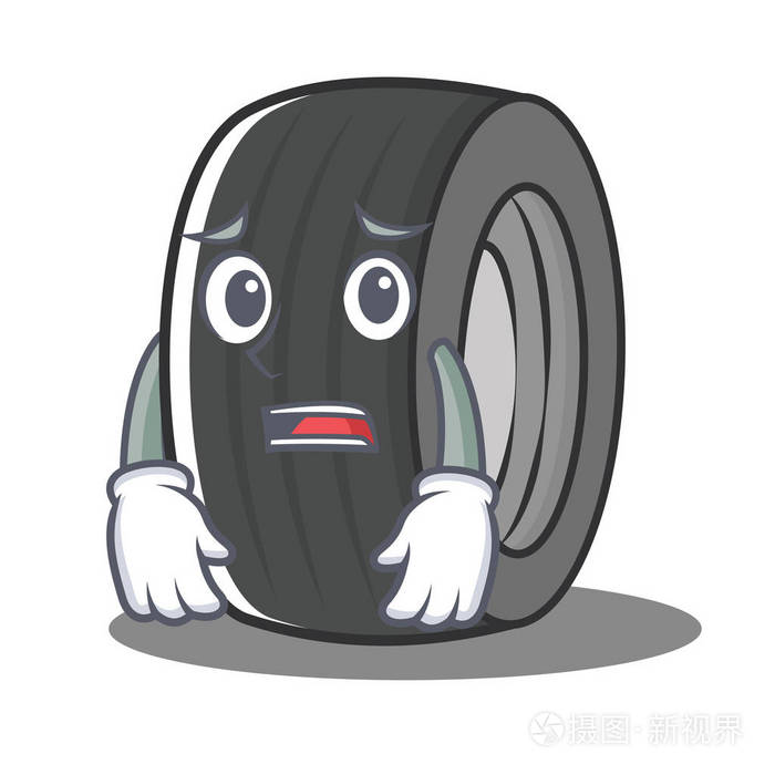 怕胎字卡通风格