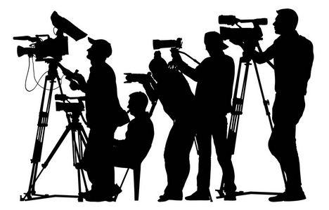 按摄影师剪影, 设置照片