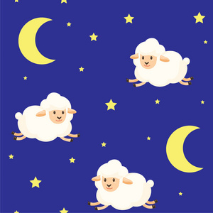 艺术 打印 羊 蓝色 天空云 动物 可笑
