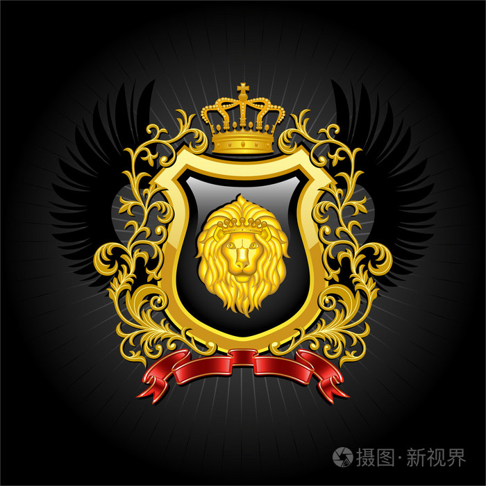 盾形纹章,盾徽插画-正版商用图片028rkn-摄图新视界