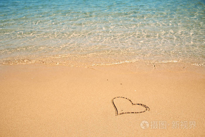 美丽的图画在海背景的沙子照片 正版商用图片028vdg 摄图新视界