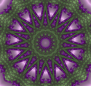 绿色带着淡紫色的抽象