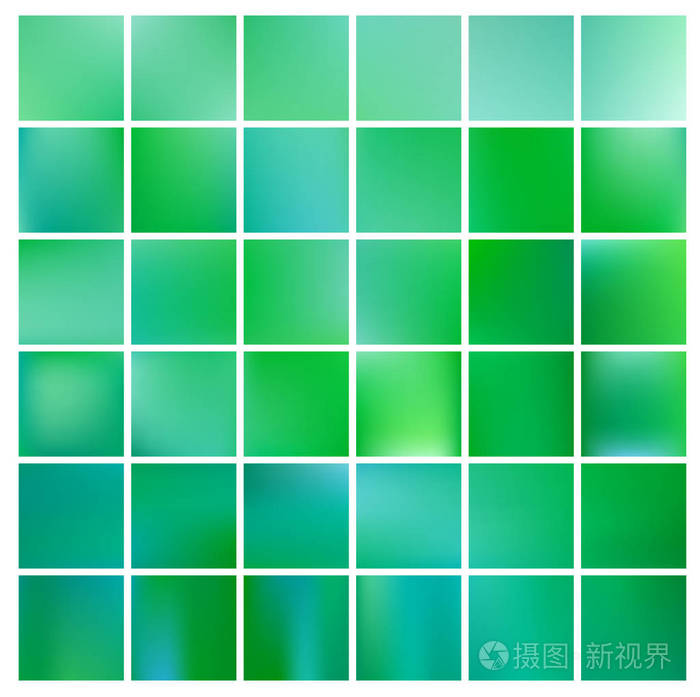 抽象的自然模糊背景绿色渐变背景与阳光为您的图形设计横幅或海报的