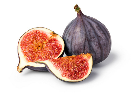 在白色的无花果图片