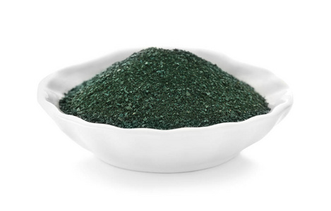 活性蛋白螺旋藻精粉碗照片