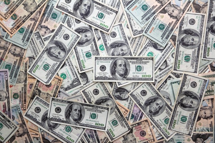 美元钞票许多钞票照片-正版商用图片0297t3-摄图新视界