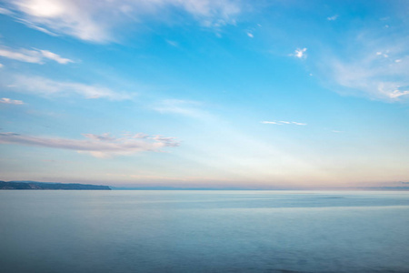 Albenga 海滩的海景