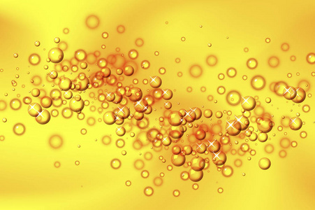 金色泡泡图片