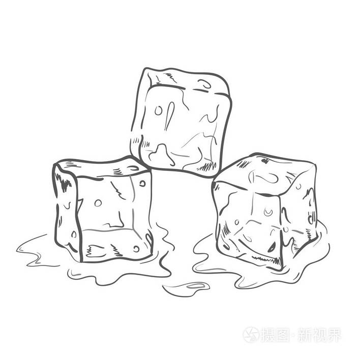 ice简笔画图片