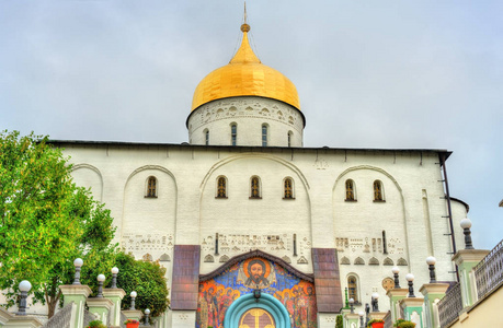 在乌克兰的 Pochayiv 修道院圣三一大教堂