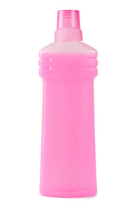 塑料瓶与洗涤剂隔离白色