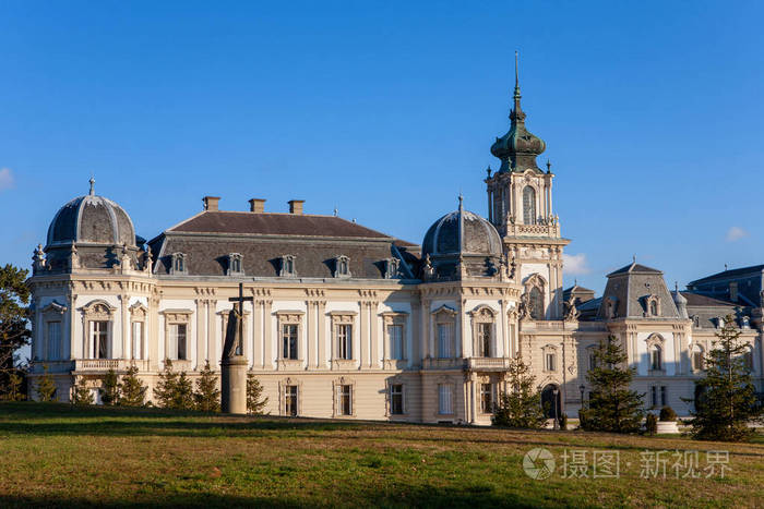 festetics 巴洛克式城堡在匈牙利巴拉顿湖湖附近