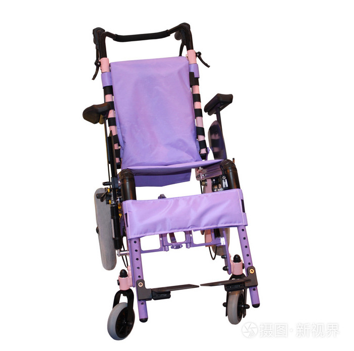 紫色轮椅