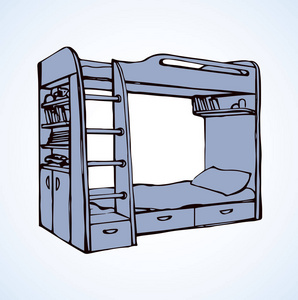 婴儿床涂鸦绘图图片