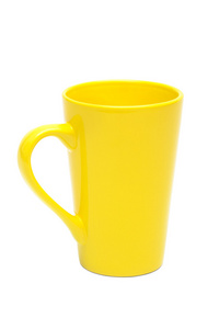 黄色杯
