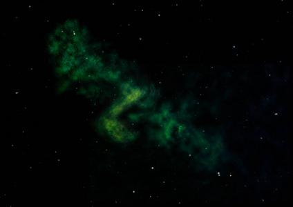无限星空间领域的宇宙中的小部分。由美国国家航空航天局提供的这张图片的元素。3d 渲染