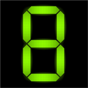 组合计时器数字八照片