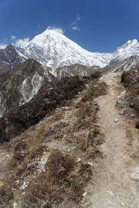 在尼泊尔山风景