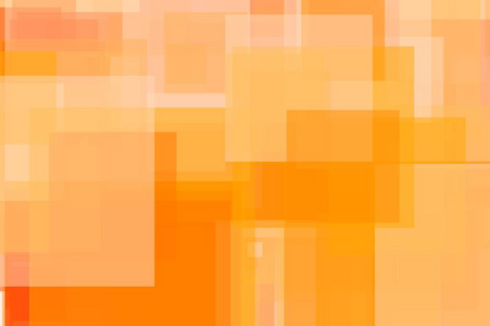 抽象橙色正方形插图背景