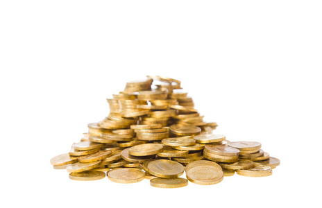 钱币堆图片