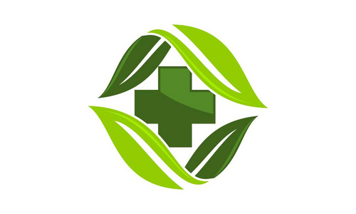 中草药标志设计模板矢量照片