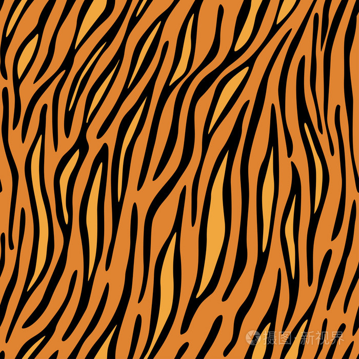 虎皮无缝背景