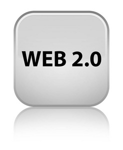 Web 2.0 特殊的白色方形按钮