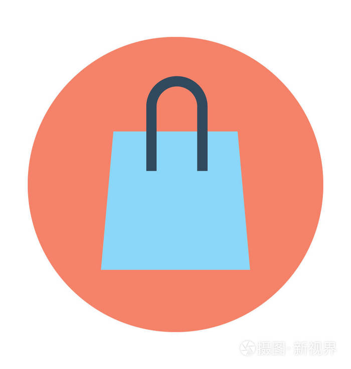 购物袋矢量图标