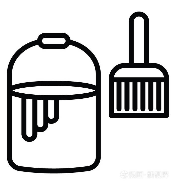 油漆桶矢量图标插画-正版商用图片02cyc9-摄图新视界