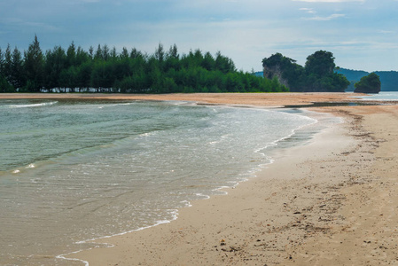 美丽的泻湖，泰国海滩，甲米府