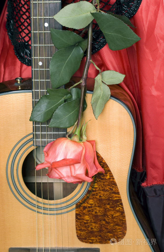 吉他和玫瑰