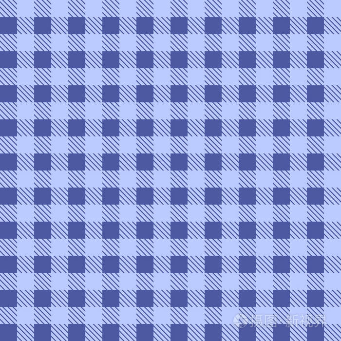 无缝传统桌布图案矢量.几何简单方形图案