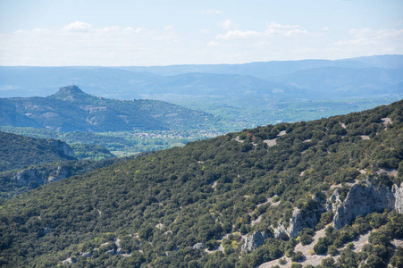 Ardeche 峡谷景观