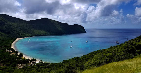 热带海岛和海, 顶面风景