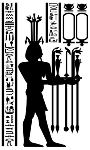 埃及的象形文字和壁画图片