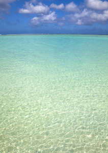 太平洋岛屿和蓝色清洁水