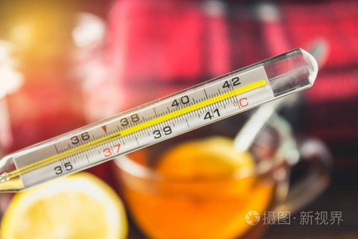 玻璃水银温度计以高温37.