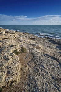 意大利, 西西里, 地中海, Sampieri 古沙省, 西西里岛东南岩石海岸线的看法