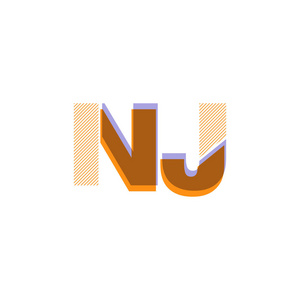 联合字母徽标 Nj