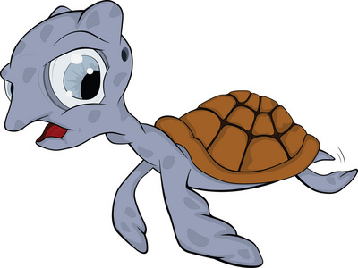 动物小乌龟卡通小乌龟. 卡通漫画照片