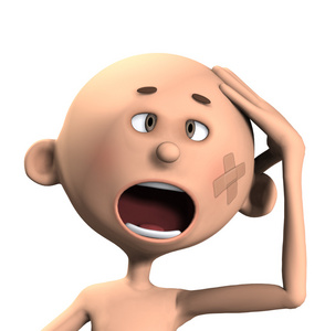 我的头很痛照片