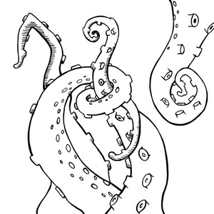 章鱼触手图片-章鱼触手素材-章鱼触手插画-摄图新视界