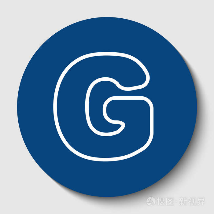 字母g 符号设计模板元素.矢量.