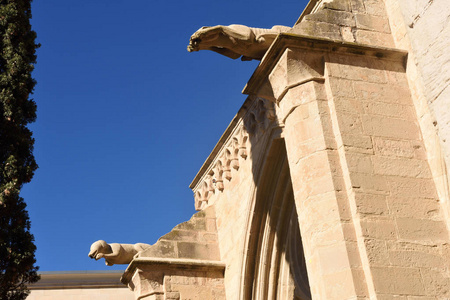 巴利沃纳德莱蒙日山寺修道院的石像鬼修道院