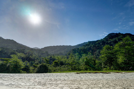 海滩pedra da praia do meo trindade paraty河畔janeiro bra