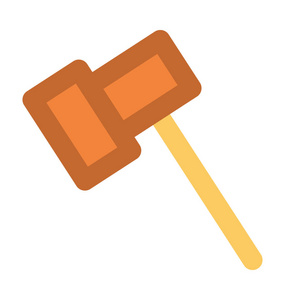 锤子复仇者雷神锤子黑体矢量图标照片